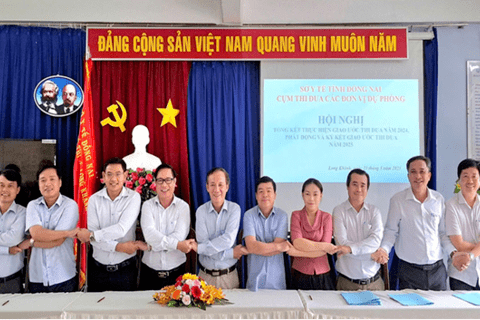 Cụm Thi đua các đơn vị Dự phòng ký kết giao ước thi đua năm 2025