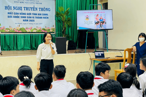 Mất cân bằng giới tính khi sinh và chăm sóc sức khỏe sinh vị thành niên  tại các trường THCS trên địa bàn năm 2025