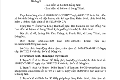 hồ sơ đăng ký hợp đồng khám chữa bệnh BẢO HIỂM Y TẾ NĂM 2026