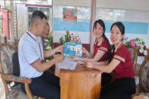 Trung tâm Y tế Long Thành cùng Trạm Y tế xã An Phước xử lý ổ dịch Tay chân miệng tại Nhóm trẻ Độc lập ABC xã An Phước